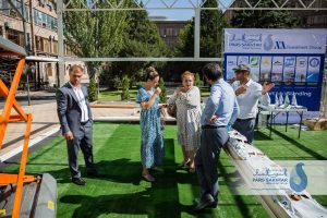Photo reportage// The second day presence of Pars Sakhtar Industrial Group’s agro-industry sector in the exhibition entitled “Presentation of Investment Package and Export Capabilities of Iranian and Armenian Free Zones” held in Armenia