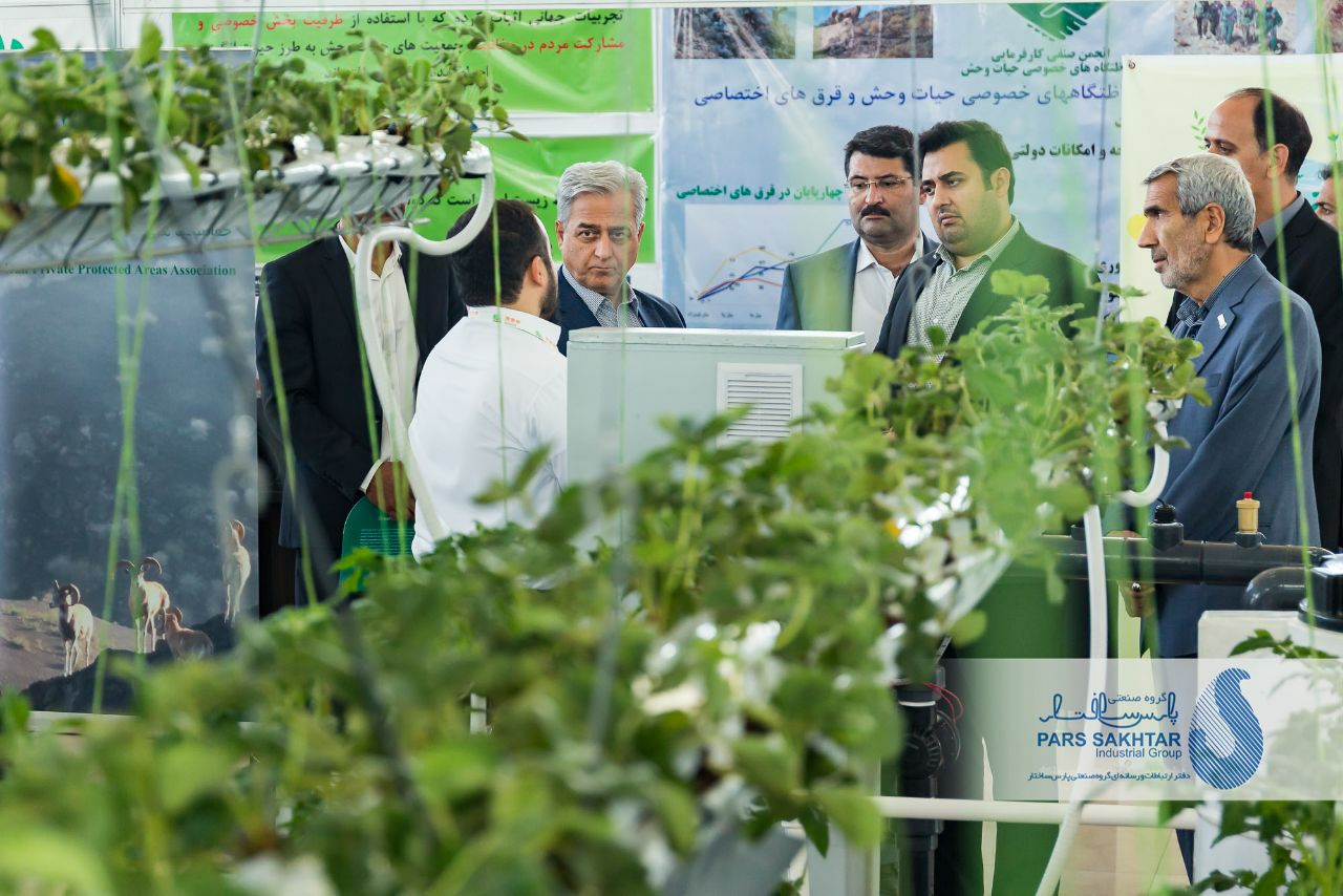 Photo Reportage; The visit by Mr. Abazar, the Chairman of the Board of Directors of Pars Sakhtar Industrial Group, along with Dr. Navadeh Abazar, the Chief Executive Officer of the Industrial Group and the President of the Azerbaijan Steel Association, to the 6th Tehran I-farm International Exhibition.