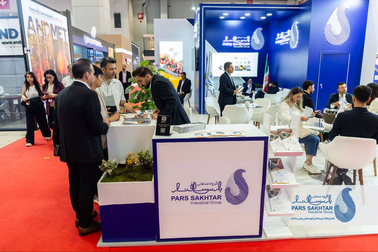 گزارش تصویری از دومین روز حضور “صنایع معدنی و فولادی گروه صنعتی پارس ساختار”  در نمايشگاه متال اکسپو استانبول ۲۰۲۵