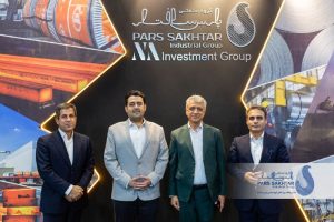 سری اول گزارش تصویری// دومین روز از غرفه “صنایع معدنی و فولادی گروه صنعتی پارس ساختار”  در بیست و سومین دوره نمايشگاه تبریزمتافو ۱۴۰۵ با حضور مهندس اباذر رئیس هیئت عامل گروه صنعتی پارس ساختار